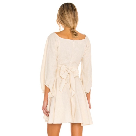 JBQ Just Bee Queen x REVOLVE Colette Dress in Vanilla - Picture 2 of 7